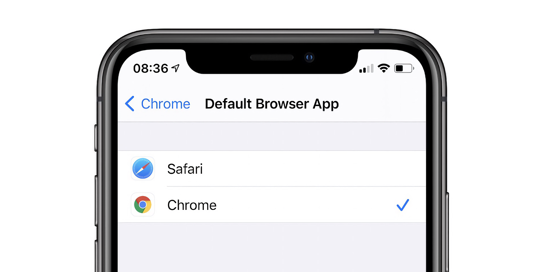 set default browser on google chrome for mac
